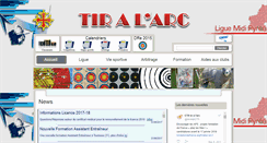 Desktop Screenshot of ligue-mp-tiralarc.fr